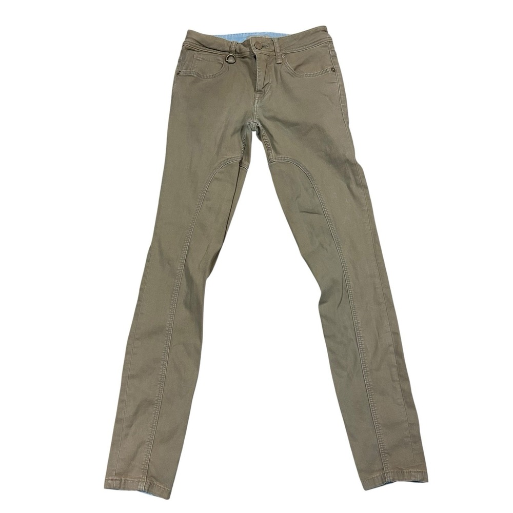 Burberry Pilton Skinny Ankle Pants Womens‎ 24W Tan 28" Inseam